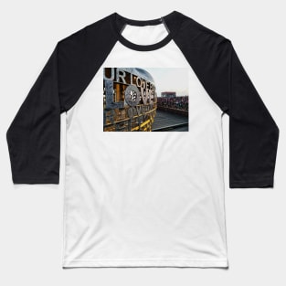 Love You Namsan Tower Metal Sculpture Baseball T-Shirt